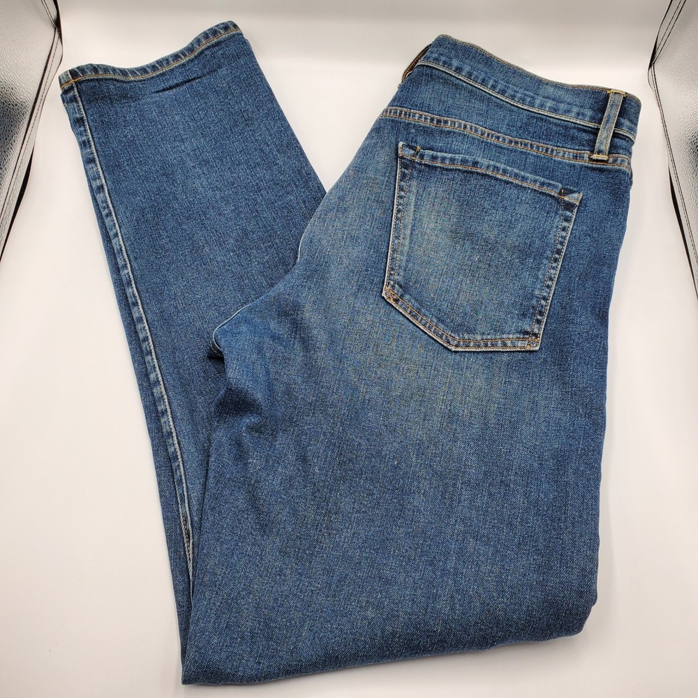 Flint and Tinder Straight Fit Jeans Mens 34x32 Blue Medium Wash Made in USA